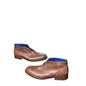 Massimo Dutti leather chukka boots size 44 euro